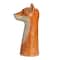 Hello Honey® 11" Orange Hand-Painted Decorative Stoneware Fox Vase